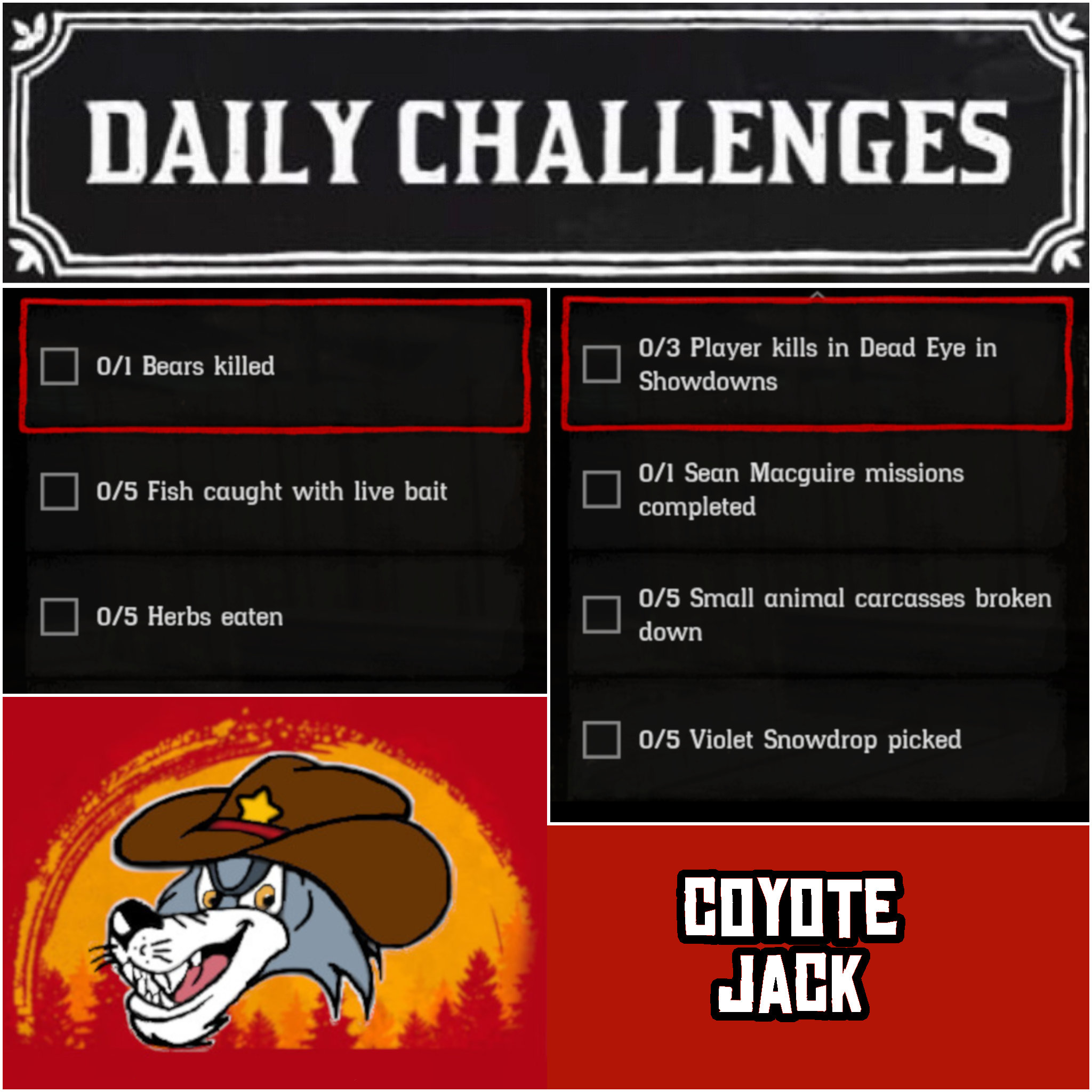 You are currently viewing Sunday 01 November Daily Challenges