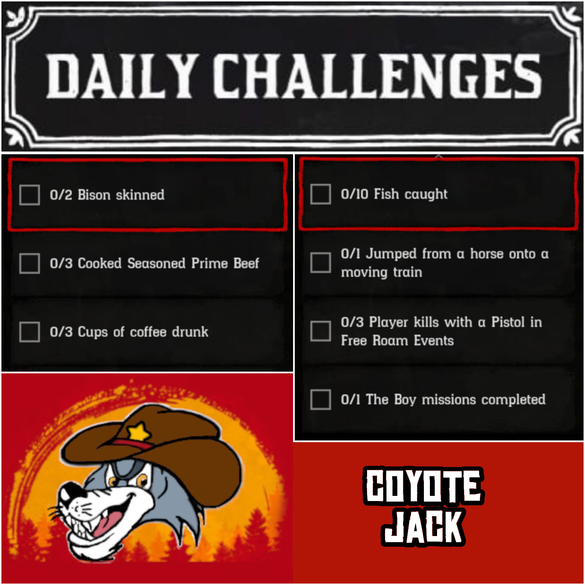 You are currently viewing Tuesday 24 November Daily Challenges