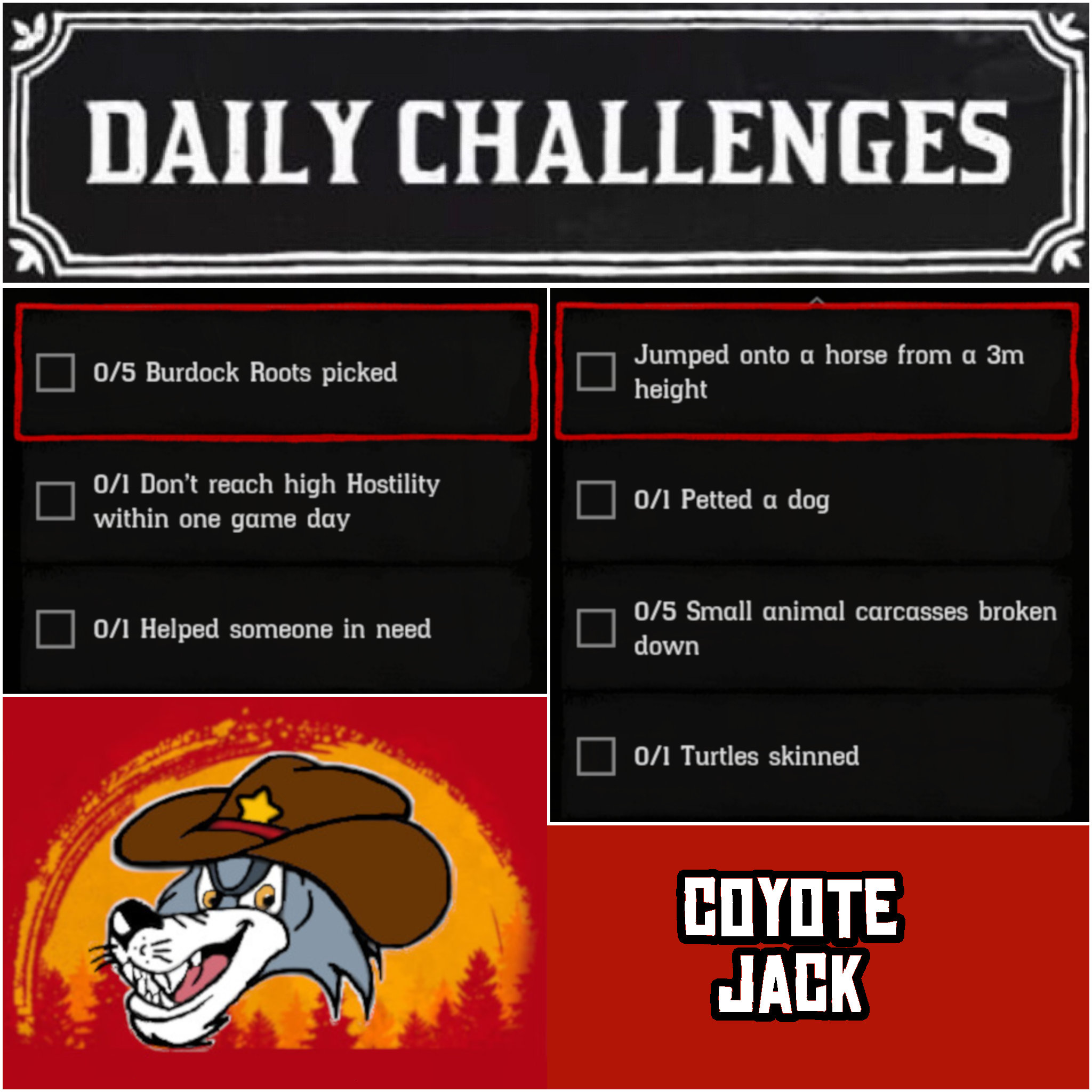 You are currently viewing Wednesday 25 November Daily Challenges
