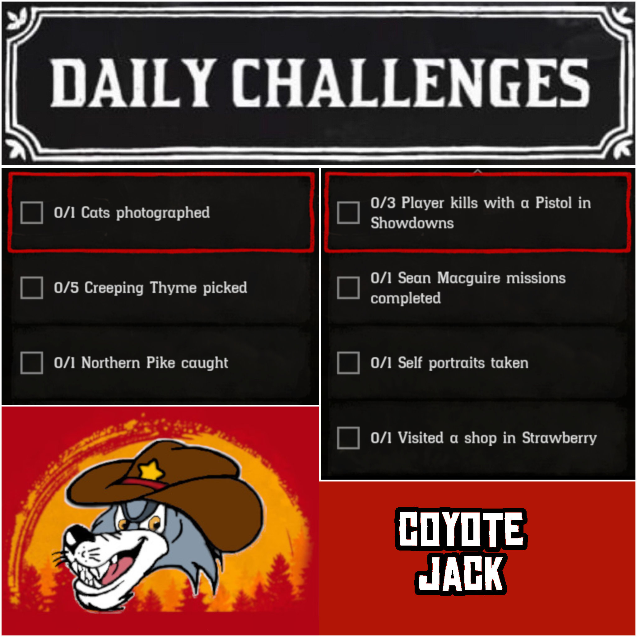 You are currently viewing Sunday 15 November Daily Challenges