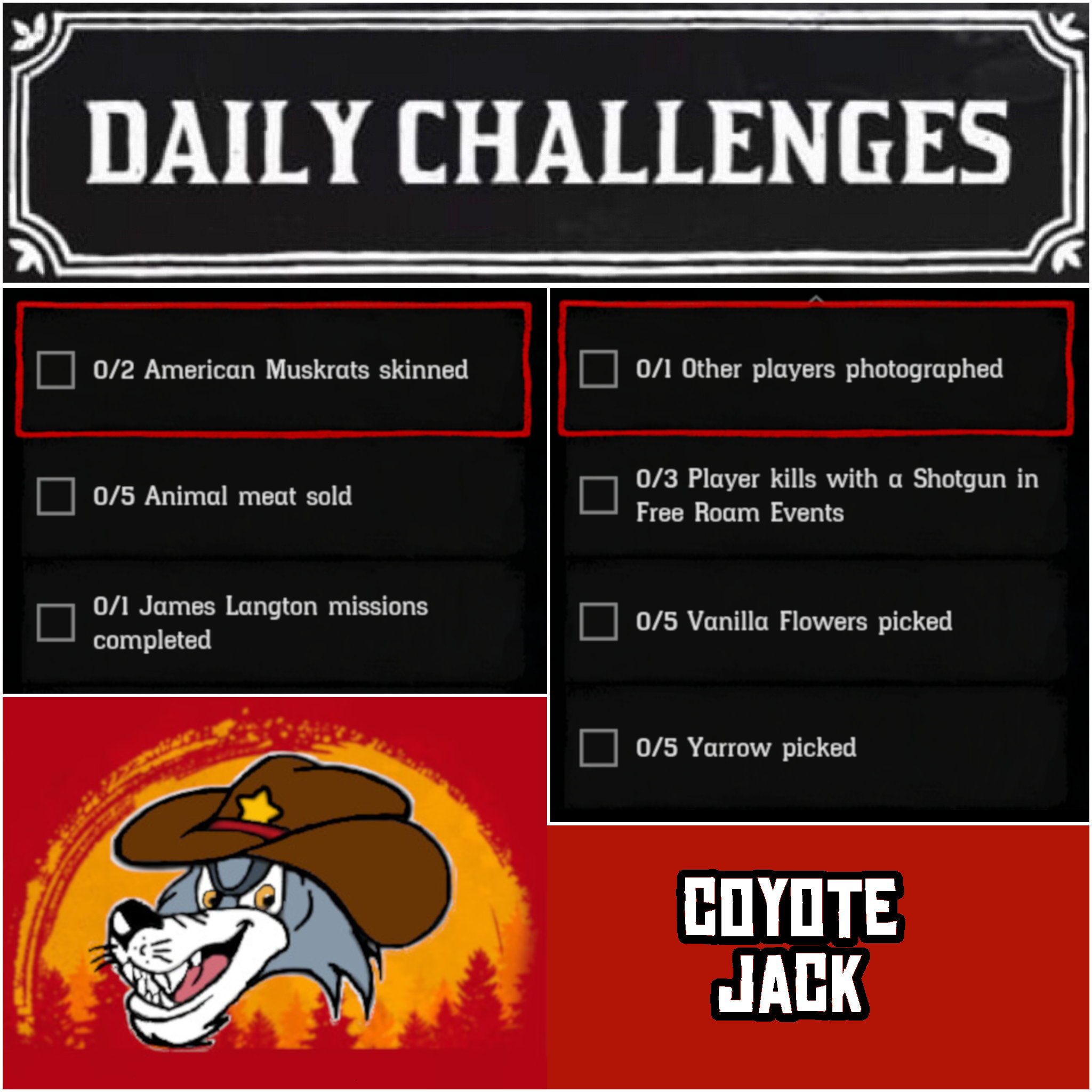You are currently viewing Sunday 22 November Daily Challenges