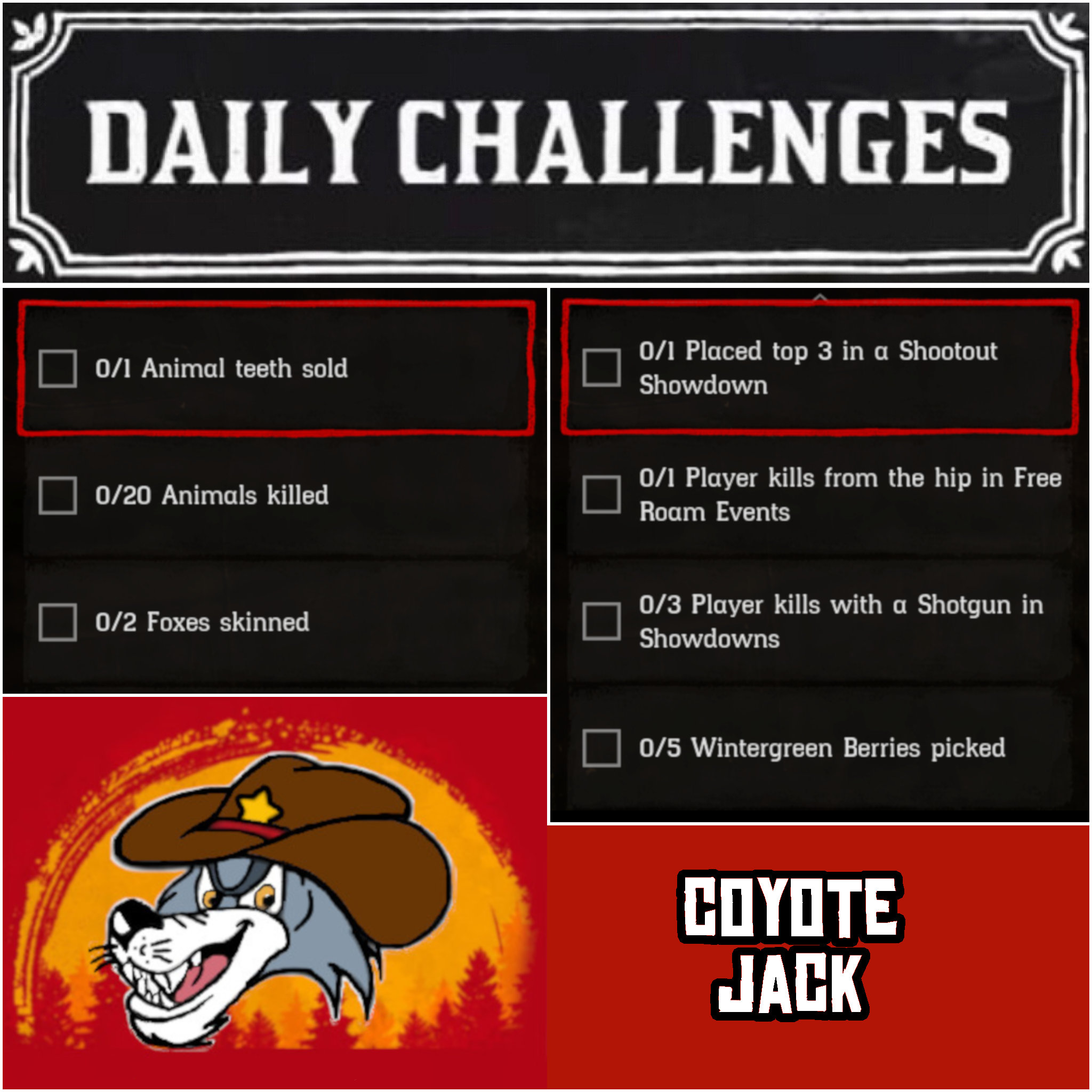 You are currently viewing Tuesday 01 December Daily Challenges
