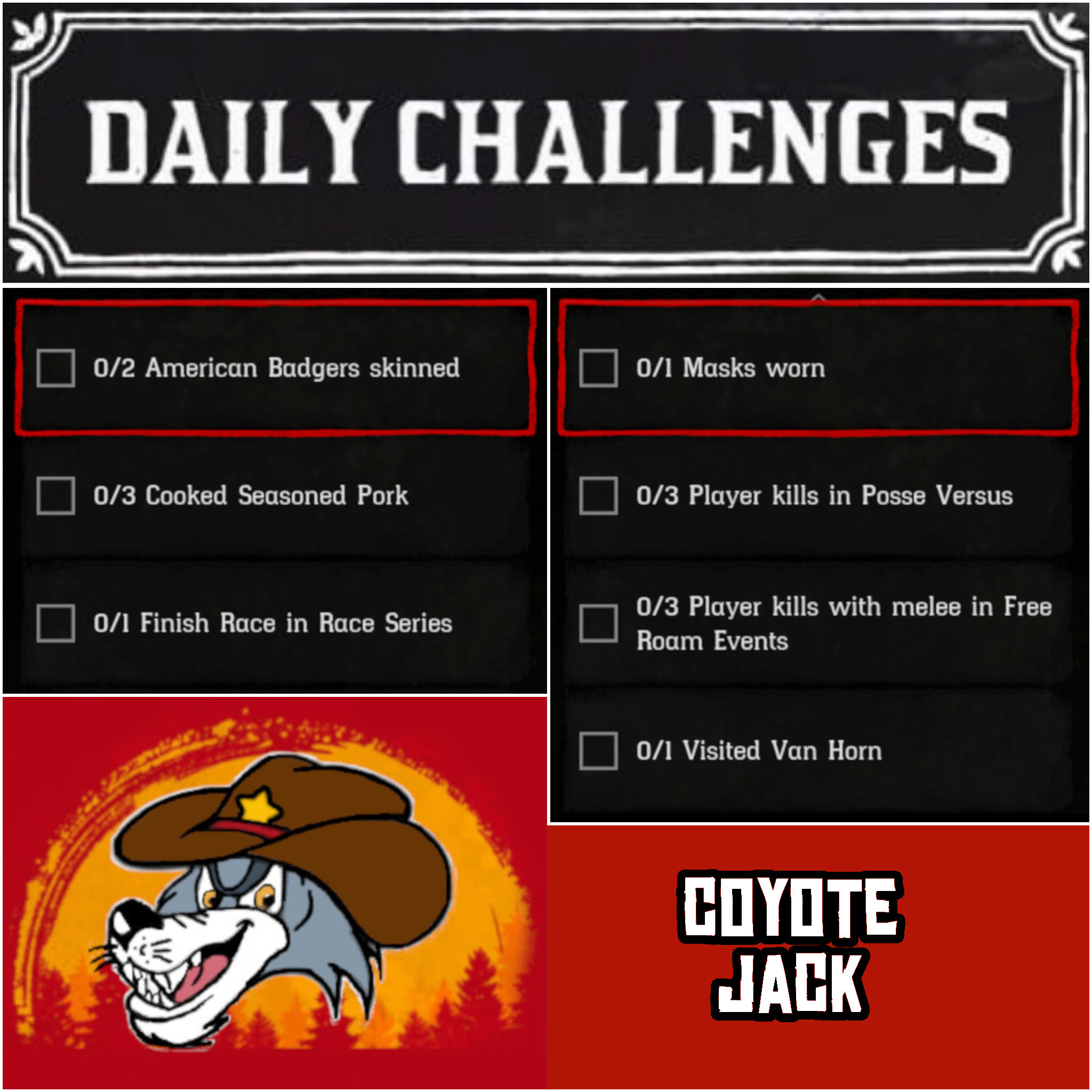 You are currently viewing Monday 07 December Daily Challenges