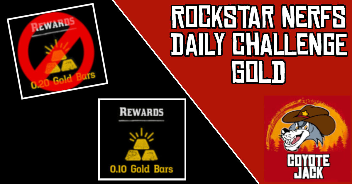 Rockstar Nerfs Daily Challenge Gold