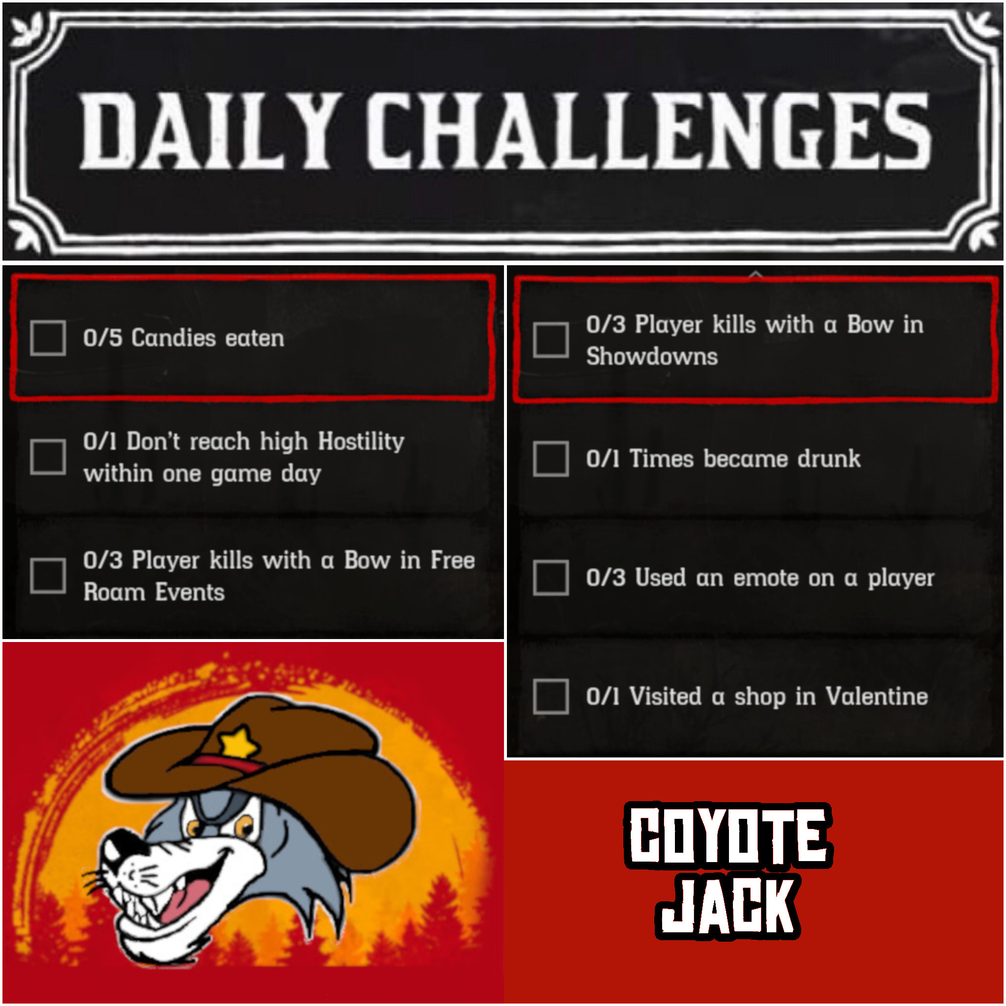 You are currently viewing Sunday 14 February Daily Challenges