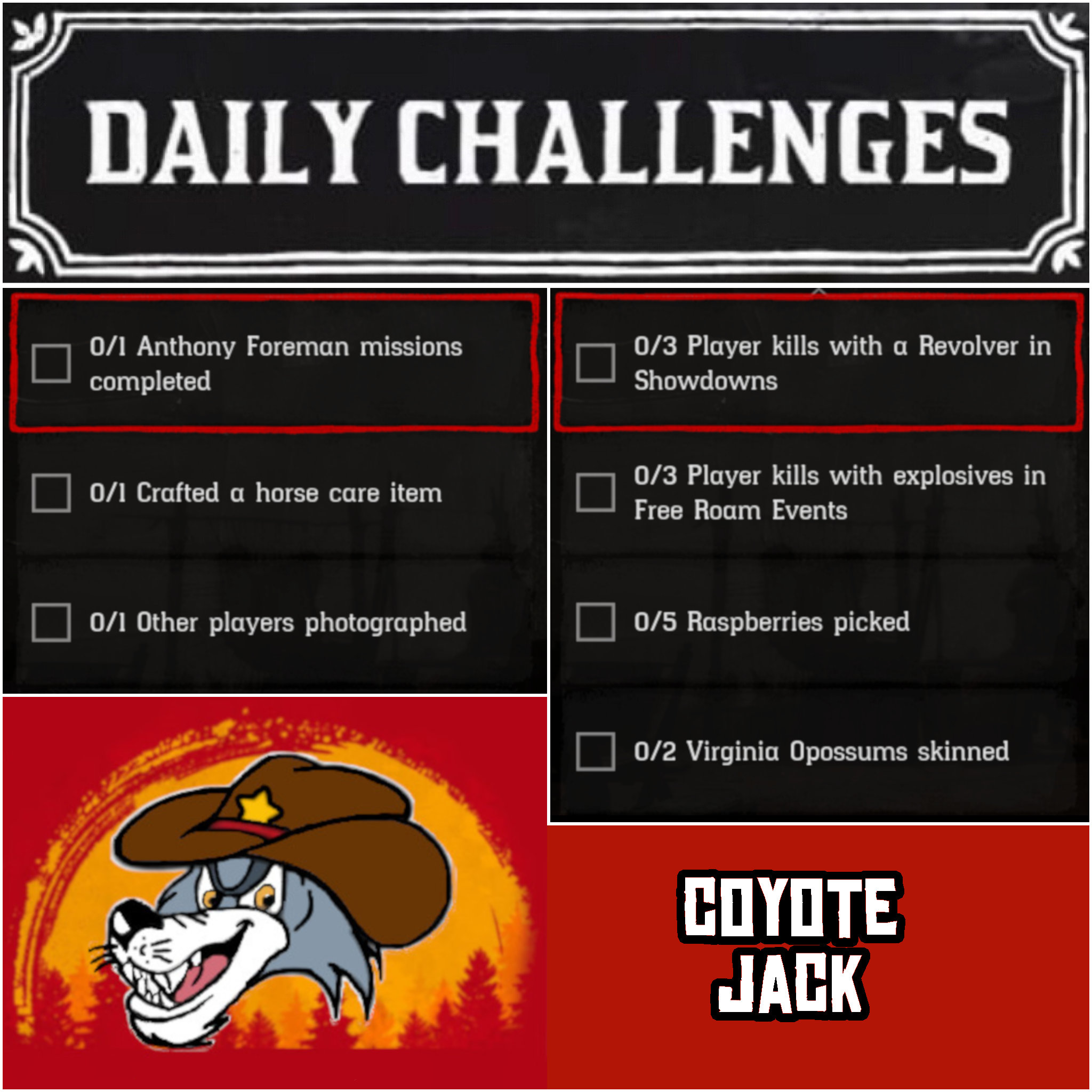 You are currently viewing Wednesday 03 March Daily Challenges