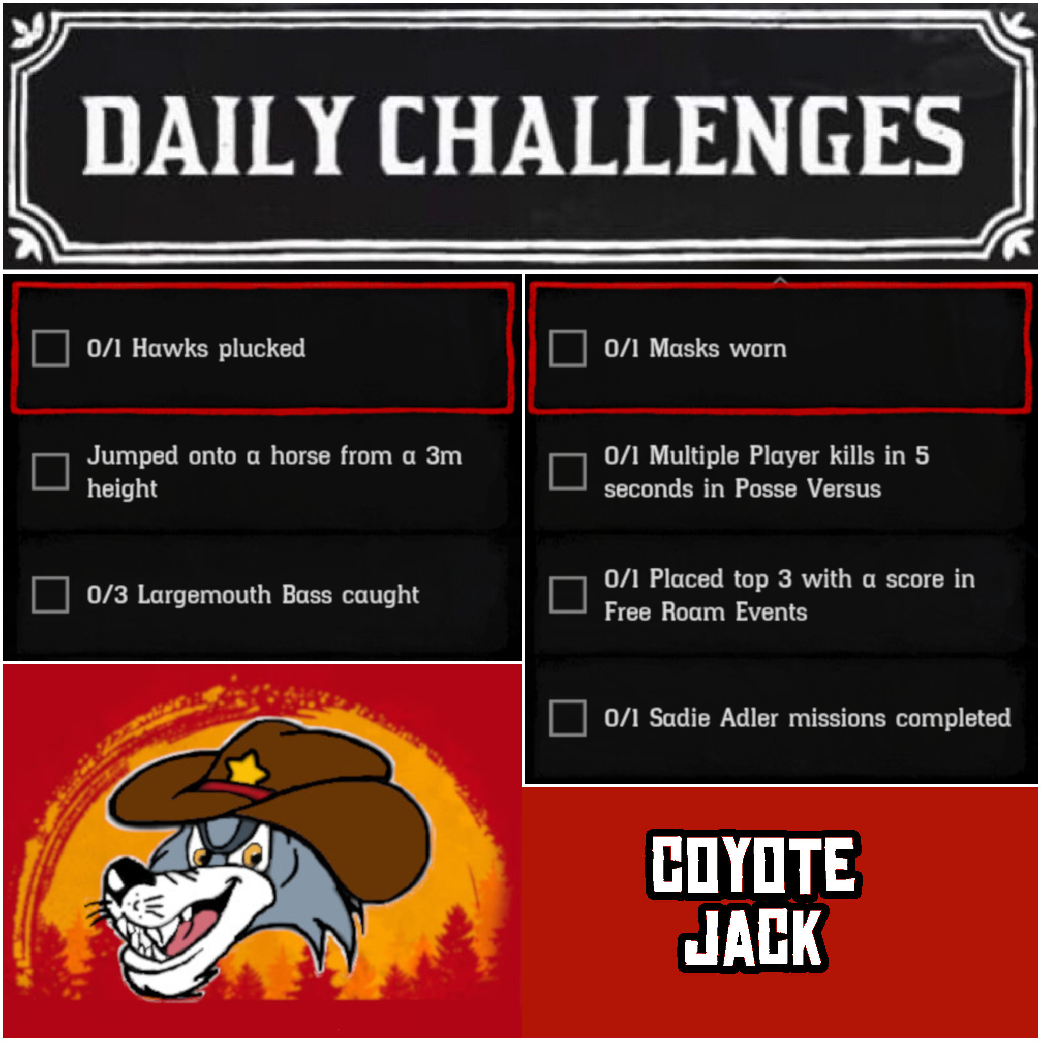 You are currently viewing Saturday 06 March Daily Challenges