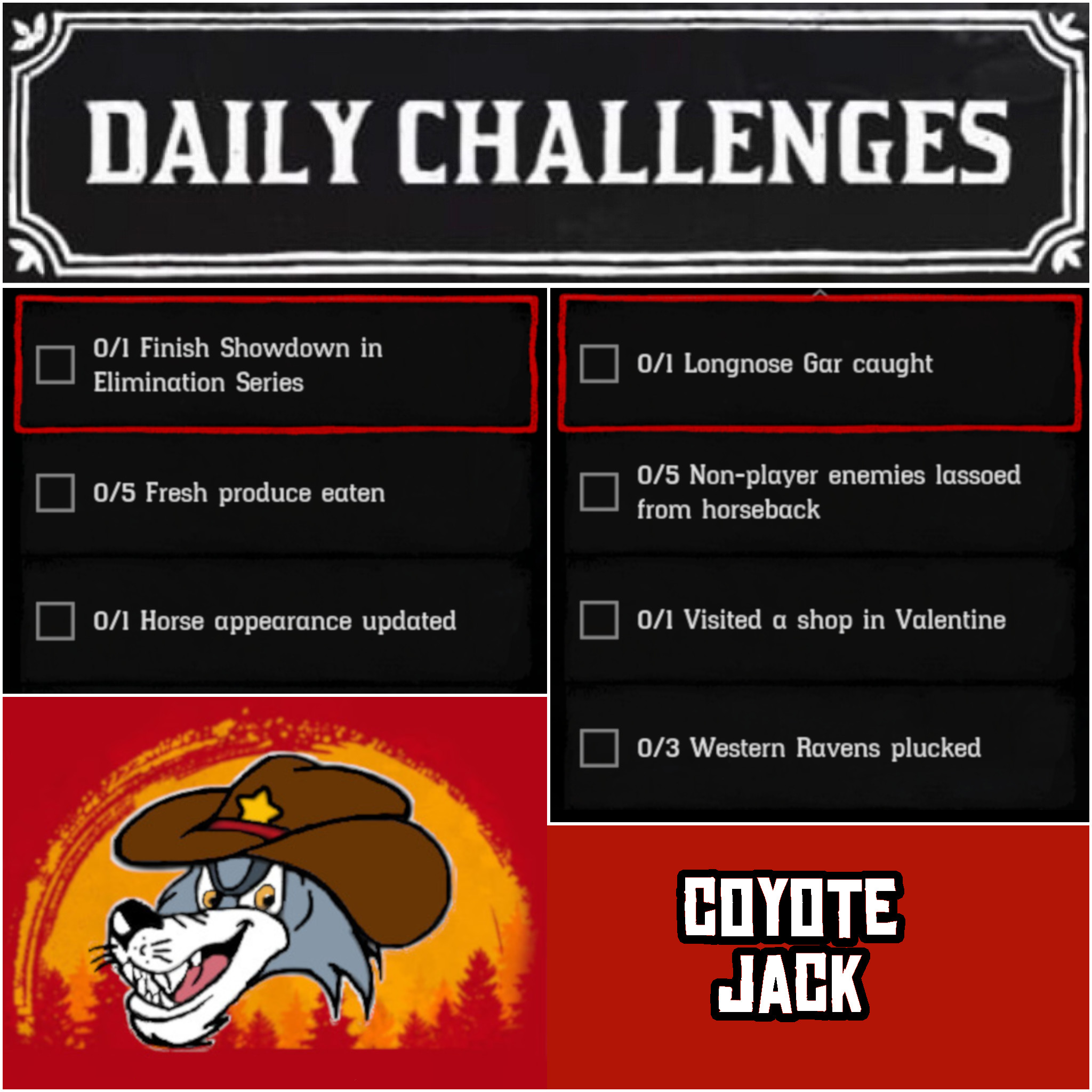 You are currently viewing Wednesday 10 March Daily Challenges