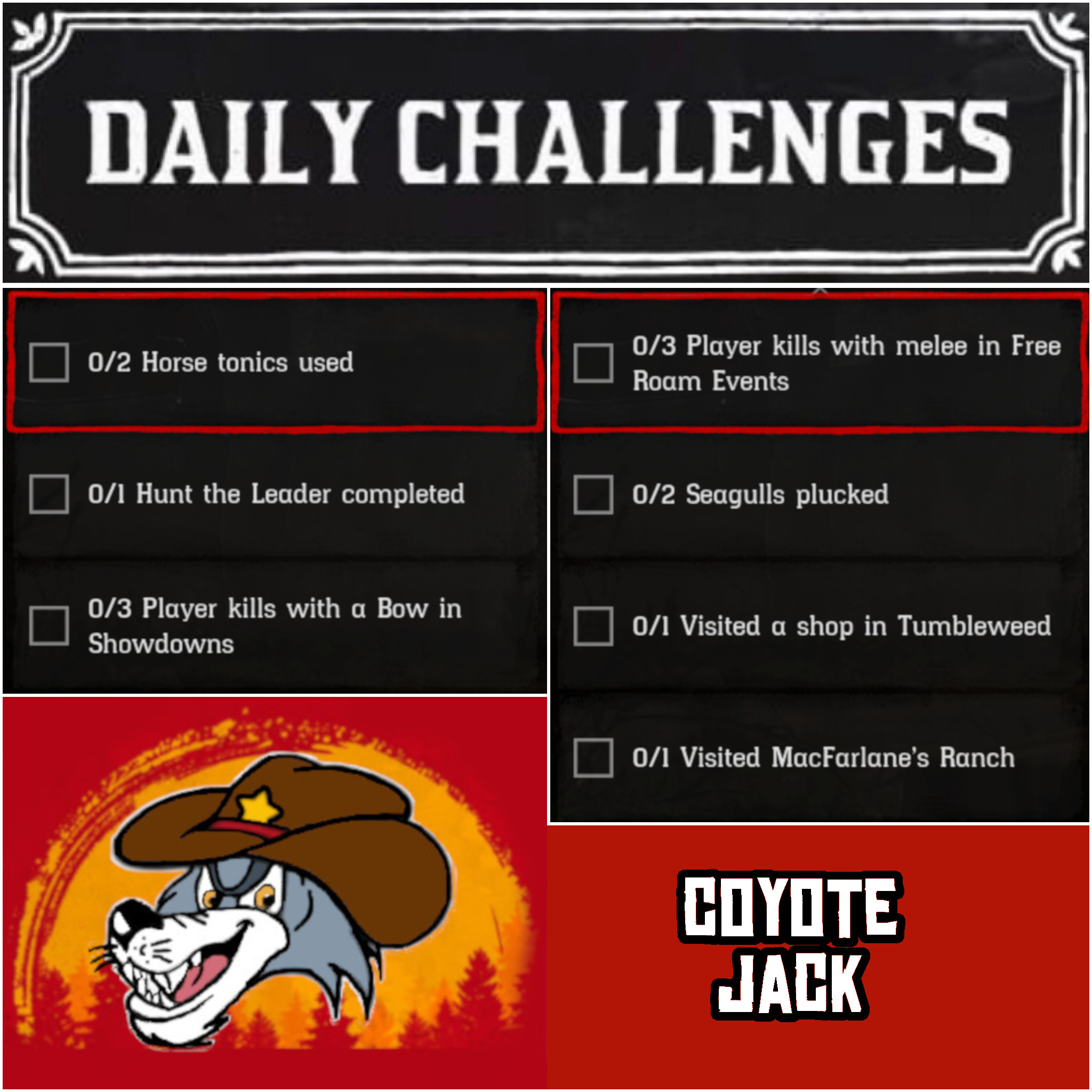 You are currently viewing Tuesday 16 March Daily Challenges