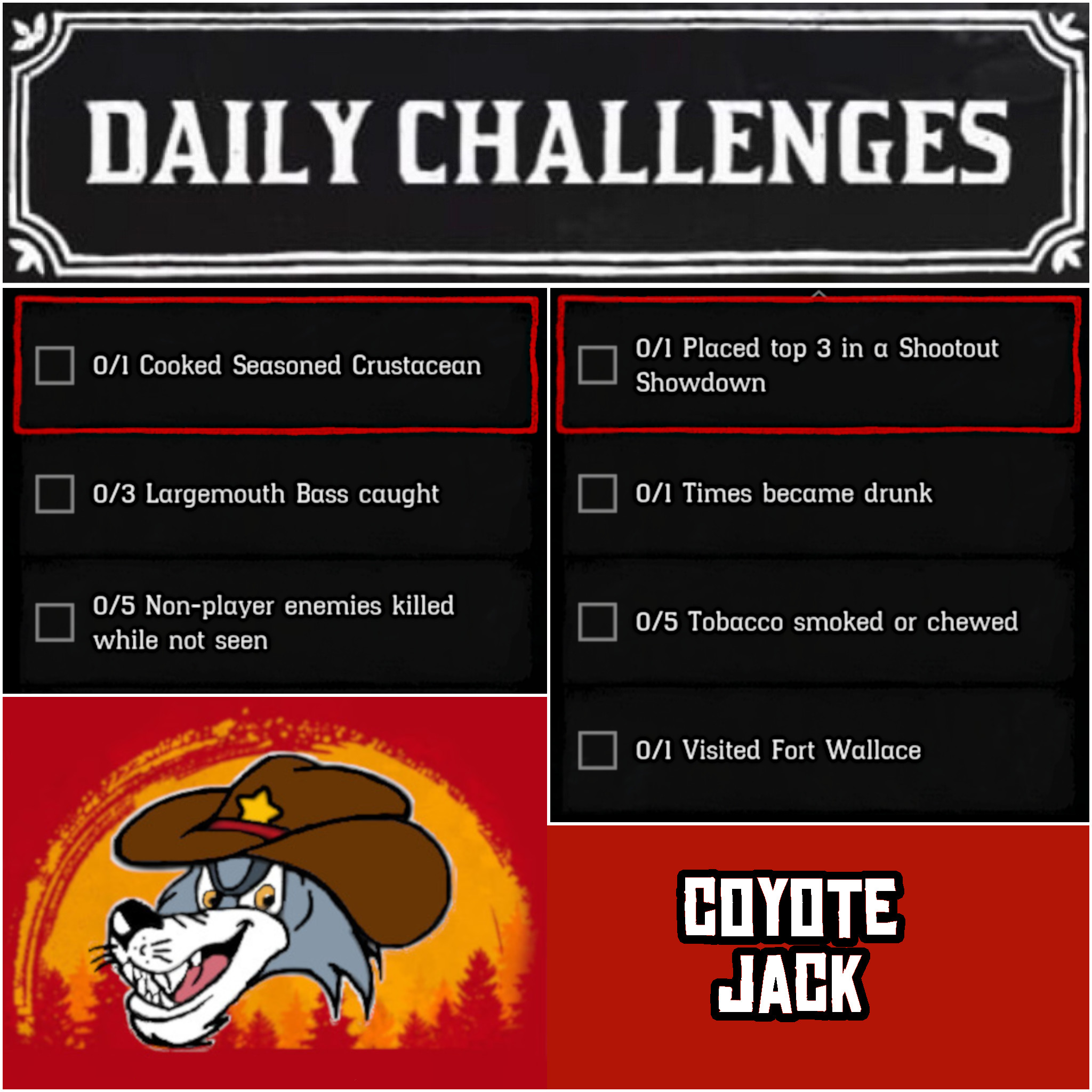 You are currently viewing Sunday 18 April Daily Challenges