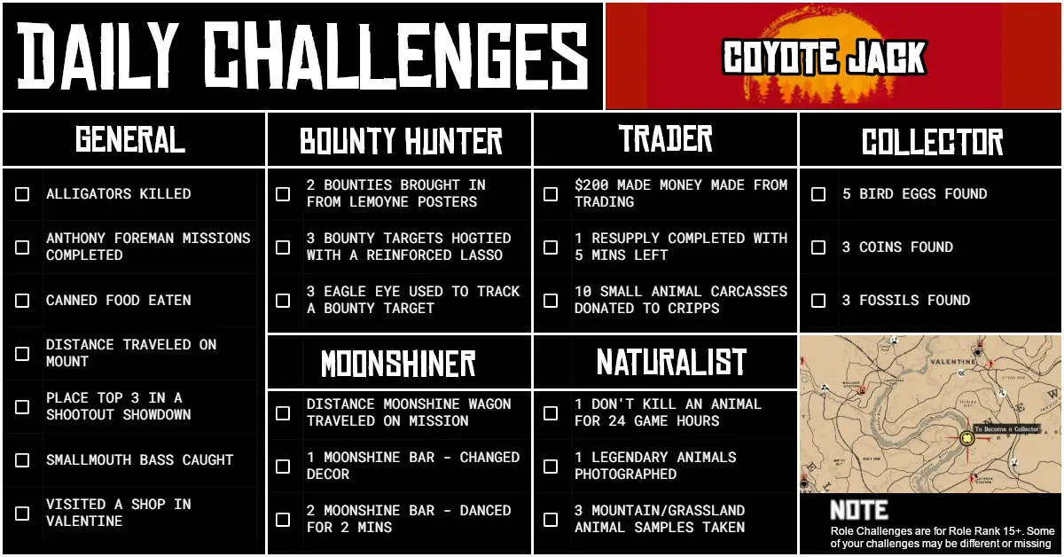 Saturday 15 May Daily Challenges