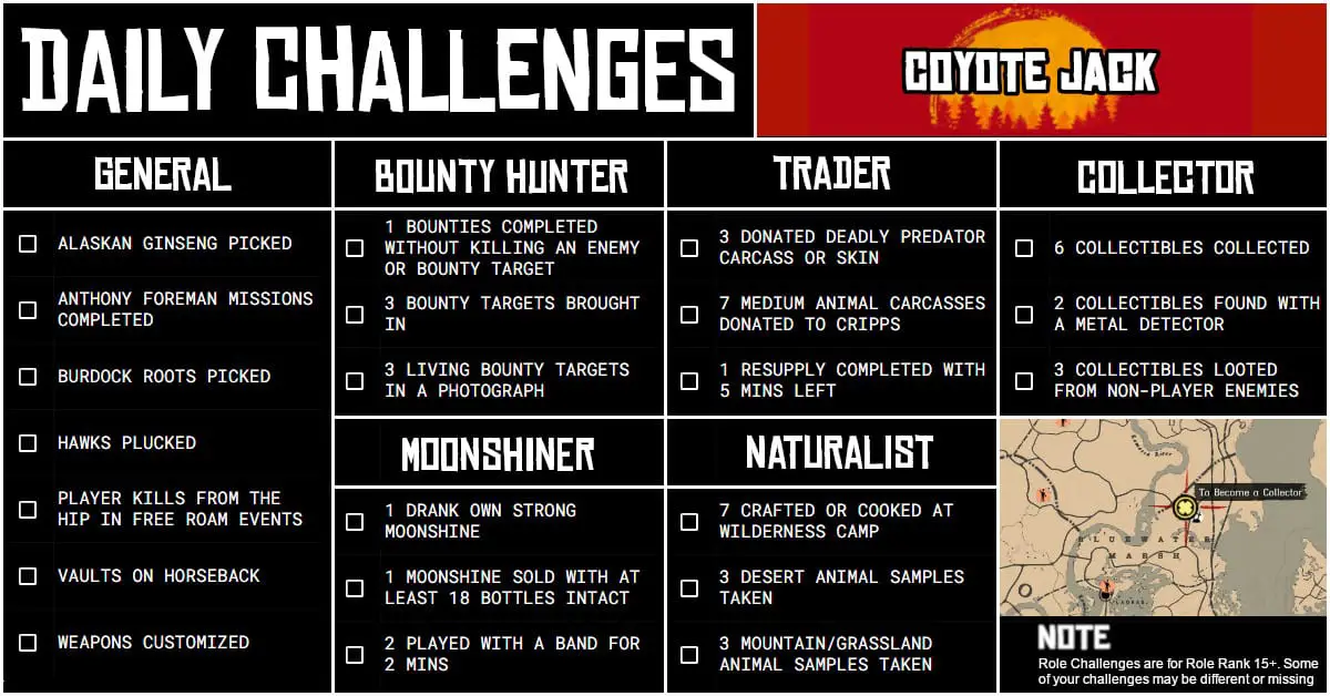 Friday 27 August Daily Challenges