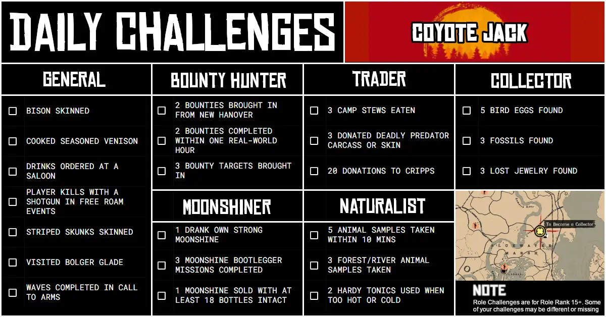 Thursday 11 November Daily Challenges